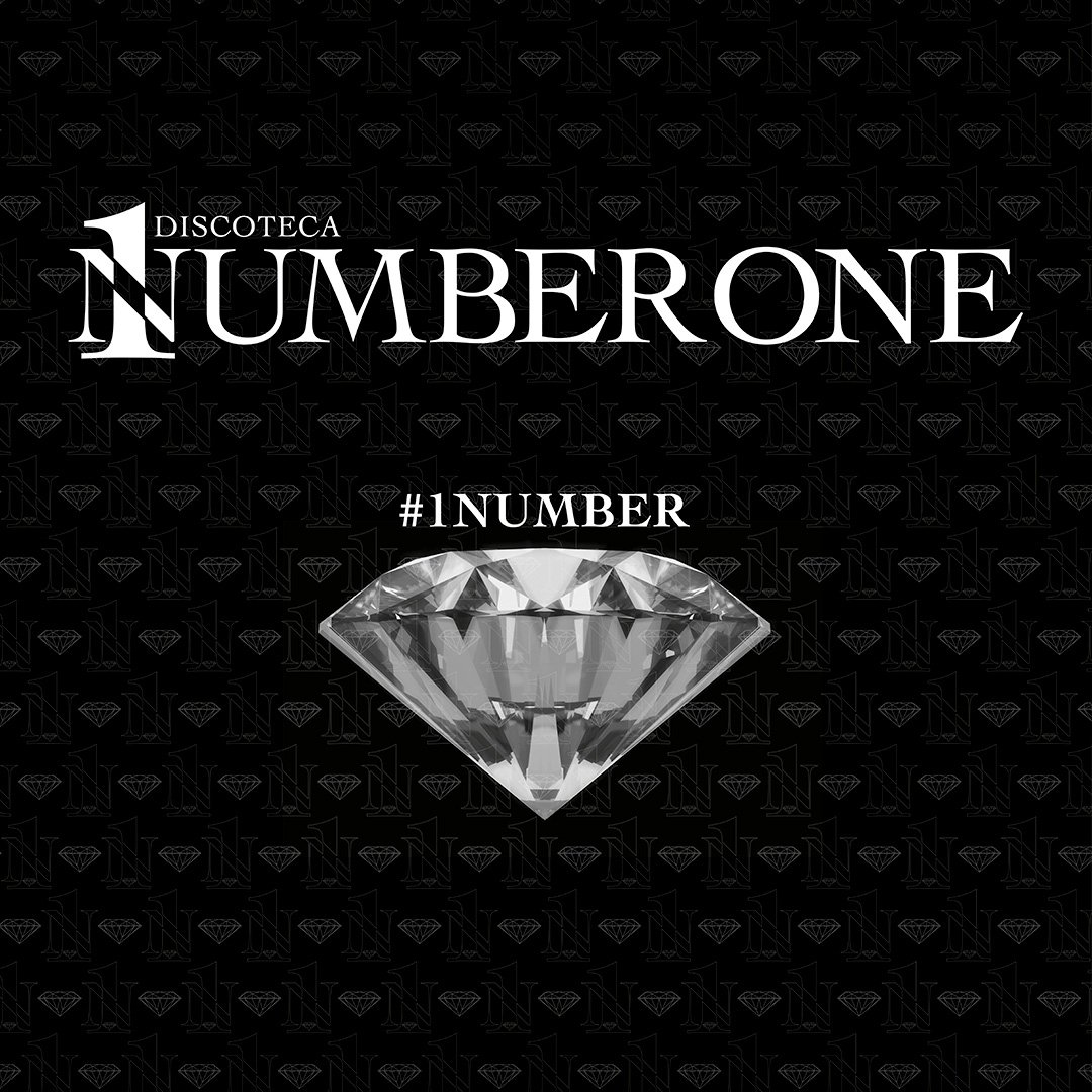 Logo Number One Diamond per le serate EDM, distinto dal marchio Hardcore del 1979